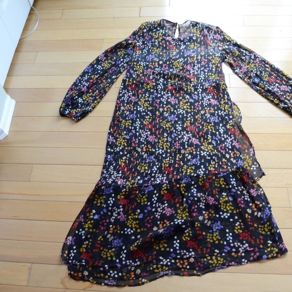 See by Chloé Multi-Coloured Floral Printed Dress Size 38 US S - Picture 15 of 15